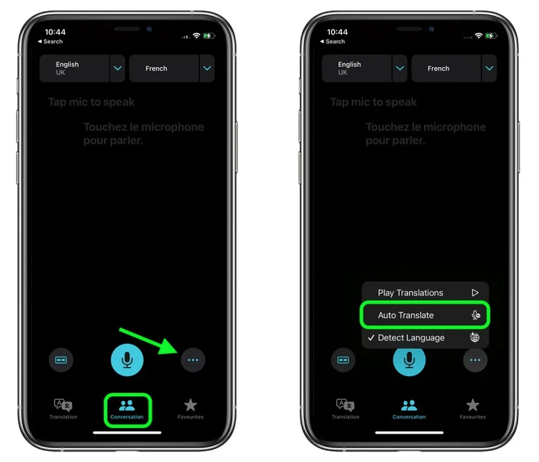 冷水江苹果手机维修分享iOS 15 “翻译” App 新改进 