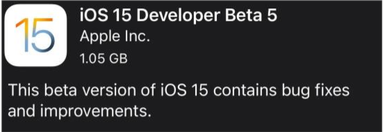 冷水江苹果手机维修分享如何升级到iOS15.0 beta5 