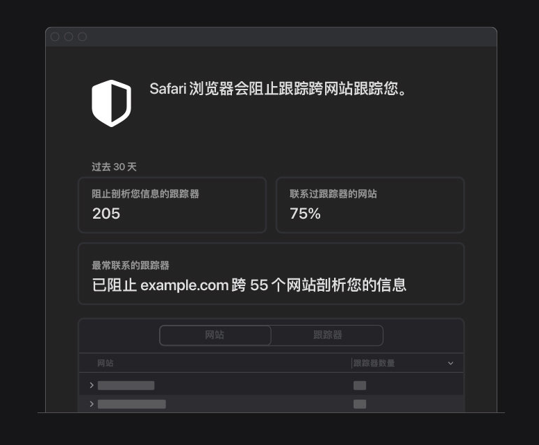 冷水江苹果手机维修分享如何在 Safari 浏览器中查看和打开隐私报告 