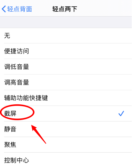 冷水江苹果手机维修分享iPhone12如何启用双击截屏 