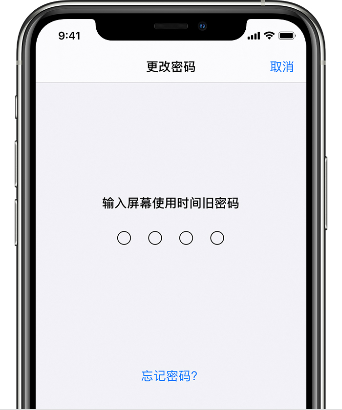 冷水江苹果手机维修分享iOS 14 忘记屏幕使用时间密码怎么办 